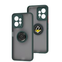 Чохол для Xiaomi Redmi Note 12 4G LikGus Edging Ring оливковий