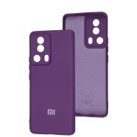 Чохол для Xiaomi 13 Lite Silicone Full camera purple
