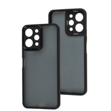 Чохол для Xiaomi Redmi 12 Luxury Metal Lens чорний