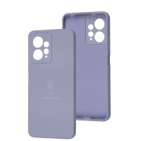 Чохол для Xiaomi Redmi Note 12 4G Silicone Full Тризуб лавандовий