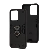 Чохол для Xiaomi Redmi 12 Military Armor Ring black