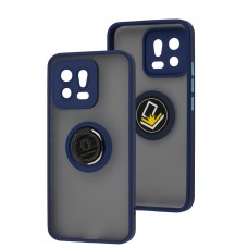 Чохол для Xiaomi 13 LikGus Edging Ring синій