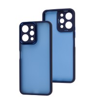Чохол для Xiaomi Redmi 12 Luxury Metal Lens синій