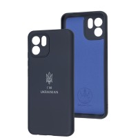 Чохол для Xiaomi Redmi A1 Full Premium Тризуб синій / midnight blue