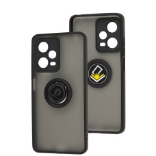 Чохол для Xiaomi Redmi Note 12 Pro LikGus Edging Ring чорний