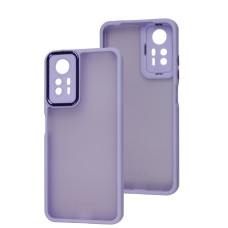 Чохол для Xiaomi Redmi Note 12S Luxury Metal Lens бузковий