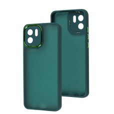 Чохол для Xiaomi Redmi A1 Luxury Metal Lens зелений