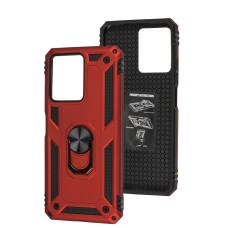 Чохол для Xiaomi Redmi Note 12 4G Serge Ring ударостійкий червоний