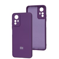 Чохол для Xiaomi Redmi Note 12S Silicone Full camera purple