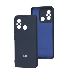 Чохол для Xiaomi Redmi 12C / 11A Silicone Full camera midnight blue