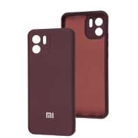 Чохол для Xiaomi Redmi A1 Full camera бордовий / marsala