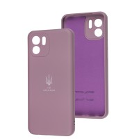 Чохол для Xiaomi Redmi A1 Silicone Full Тризуб лавандовий