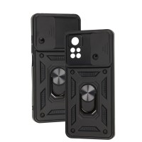 Чохол Xiaomi Poco X4 Pro 5G Serge Ring Armor ударостійкий чорний