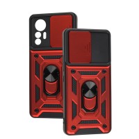 Чохол для Xiaomi 12 Lite Serge Ring Armor ударостійкий червоний