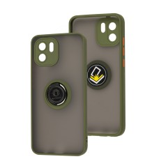 Чохол для Xiaomi Redmi A1/A2 LikGus Edging Ring хакі