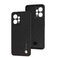 Чохол для Xiaomi Redmi Note 12 4G Wave Leather чорний