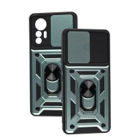 Чохол для Xiaomi 12 Lite Serge Ring Armor ударостійкий зелений