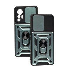 Чохол для Xiaomi 12 Lite Serge Ring Armor ударостійкий зелений