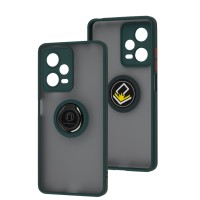 Чохол Xiaomi Redmi Note 12 Pro LikGus Edging Ring оливковий