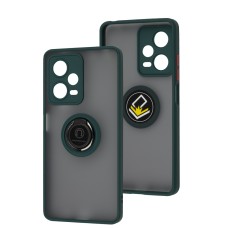 Чохол Xiaomi Redmi Note 12 Pro LikGus Edging Ring оливковий