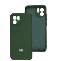 Чохол для Xiaomi Redmi A1 Silicone Full camera зелений / dark green