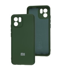 Чохол для Xiaomi Redmi A1 Silicone Full camera зелений / dark green