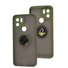 Чохол для Xiaomi Redmi A1+ / A2+ LikGus Edging Ring хакі