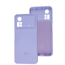 Чохол для Xiaomi Poco X4 Pro 5G Silicone Full camera бузковий / dasheen