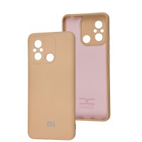 Чохол для Xiaomi Redmi 12C / 11A Full camera пудра