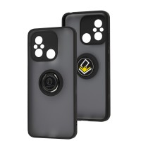 Чохол для Xiaomi Redmi 12C / 11A LikGus Edging Ring чорний