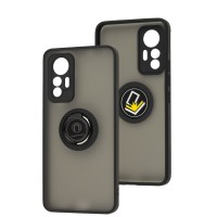 Чохол для Xiaomi 12 Lite LikGus Edging Ring чорний