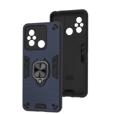Чохол для Xiaomi Redmi 12C / 11A Military Armor Ring blue