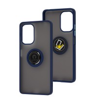 Чохол для Xiaomi Poco F5 / Note 12 Turbo LikGus Edging Ring синій