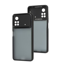 Чохол Xiaomi Poco X4 Pro 5G Luxury Metal Lens чорний
