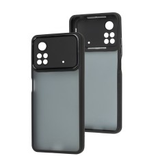 Чохол Xiaomi Poco X4 Pro 5G Luxury Metal Lens чорний