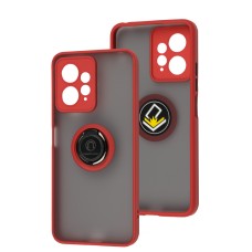 Чохол для Xiaomi Redmi Note 12 4G LikGus Edging Ring червоний