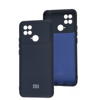Чохол Xiaomi Poco С40 Silicone Full camera синій / midnight blue