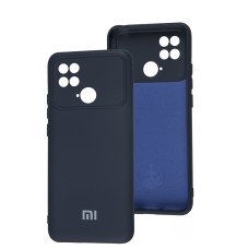 Чохол Xiaomi Poco С40 Silicone Full camera синій / midnight blue