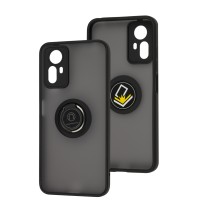 Чохол для Xiaomi Redmi Note 12S LikGus Edging Ring чорний