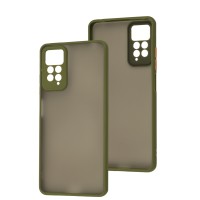 Чохол Xiaomi Redmi Note 12 Pro 4G LikGus Totu camera protect хакі