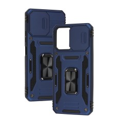 Чохол для Xiaomi Redmi 12 Camshield Army Ring синій / navy