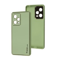 Чохол для Xiaomi Redmi Note 12 Pro 5G Leather Xshield pistachio
