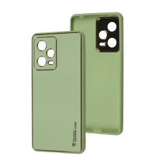 Чохол для Xiaomi Redmi Note 12 Pro 5G Leather Xshield pistachio