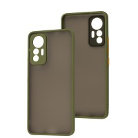 Чохол Xiaomi 12 Lite LikGus Totu camera protect хакі