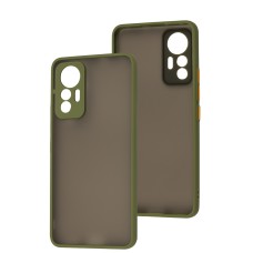Чохол Xiaomi 12 Lite LikGus Totu camera protect хакі