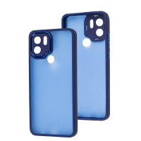 Чохол для Xiaomi Redmi A1+ Luxury Metal Lens синій