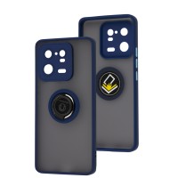 Чохол для Xiaomi 13 Pro LikGus Edging Ring синій