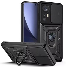 Чохол для Xiaomi 12 Lite Serge Ring Armor ударостійкий чорний