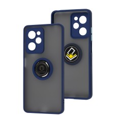 Чохол Xiaomi Poco X5 Pro / Note 12 Pro Speed LikGus Edging Ring синій
