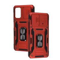 Чохол для Xiaomi Poco X4 Pro 5G Camshield Army Ring червоний